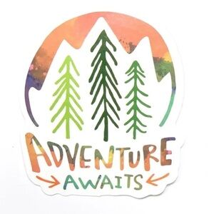 Adventure Awaits Vinyl Sticker
